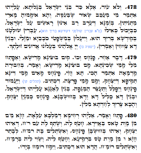 Holy Zohar text. Daily Zohar -1240