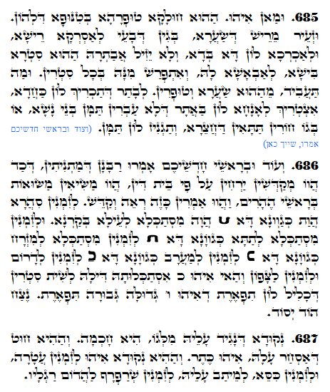 Holy Zohar text. Daily Zohar -1316
