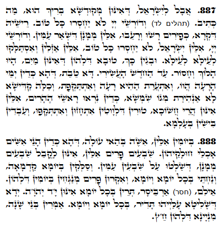 Texto do Zorah Sagrado. Zohar Diário -1393